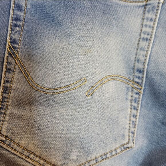 Jack & Jones Light Blue Jean Shorts  KJ0716F - Picture 4 of 4